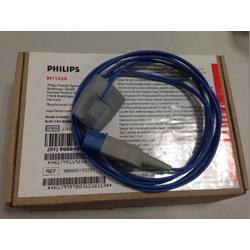 Philips（荷兰飞利浦）飞利浦原装进口D头8针一体儿童/成人小号血氧探头重复用（编号：M1192A），用于Philips(荷兰飞利浦）监护仪VM6,VM8，原装新件